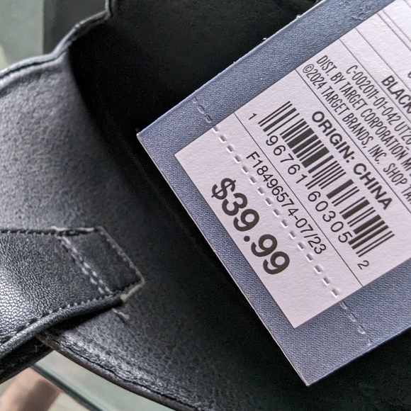 Black and Silver Ankle Boots NWT - Picture 2 of 10